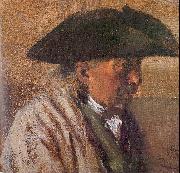 Adolph von Menzel Peasant with a Three-Cornered Hat china oil painting artist